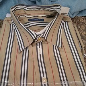 Burberry Long Sleeve Dress Shirt XXL